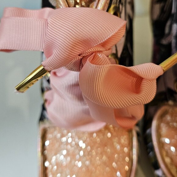 Irregular Choice Floral and Glitter Bootie - Picture 8 of 10